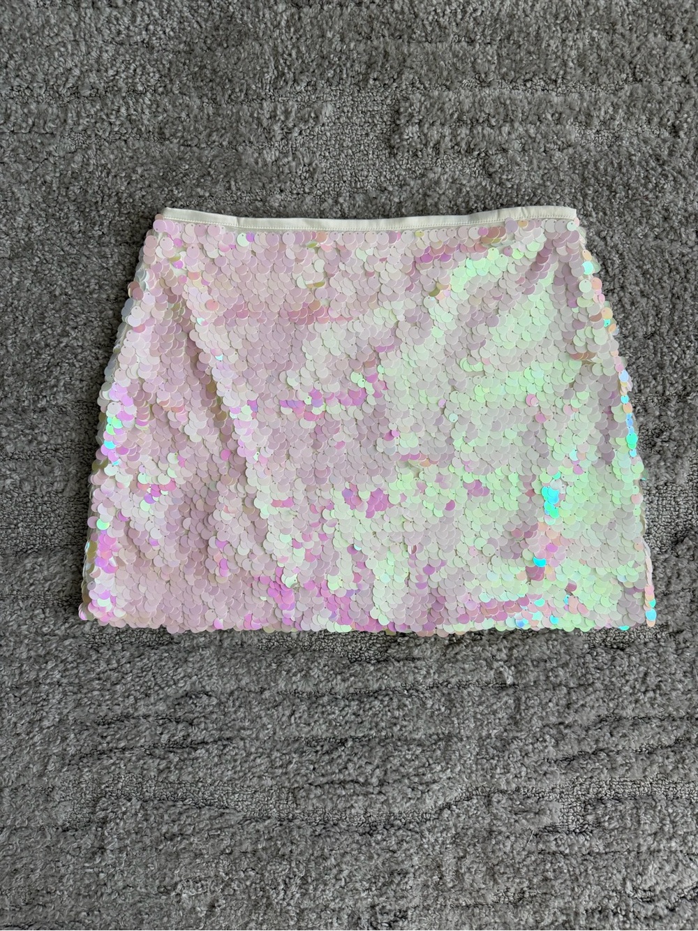 EUC Zara Size Medium Opalescent Sequin Skirt